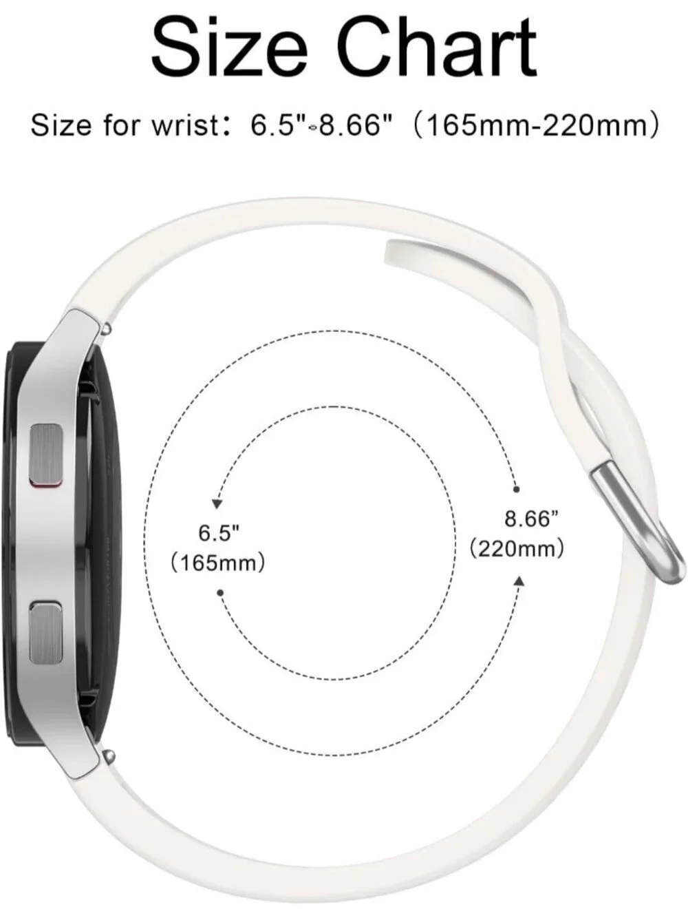 Unisex Starlight Analog Silicone Replacement Strap Samsung Galaxy Classic Watch